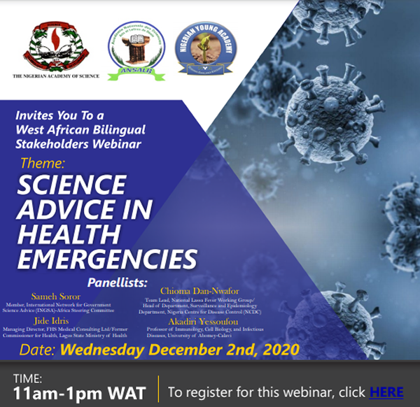 NAS flyers for webinar 1 | The Nigerian Academy of Science